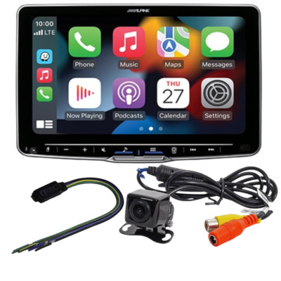 Alpine iLX-F511 Halo 11'' Floating Wireless Hi-Res Screen w Free Cam + TR1 Bypass