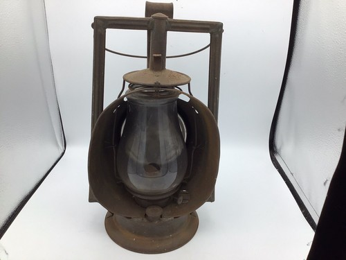 Vintage Antique Dietz ACME Inspector Lantern Railroad New York Glass Globe