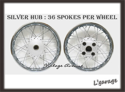 Fit HONDA SL90 SL100 XL100 XL100S FRONT & REAR WHEEL RIM GOLD SET