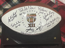 signed football  NFL HOF 24 Signatures see photos
