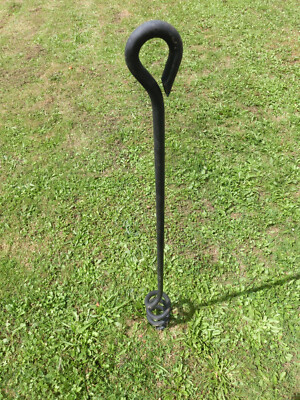 Bodenschraube Spiralschraube Schraubanker 100cm Slackline Zeltanker Bodenanker 