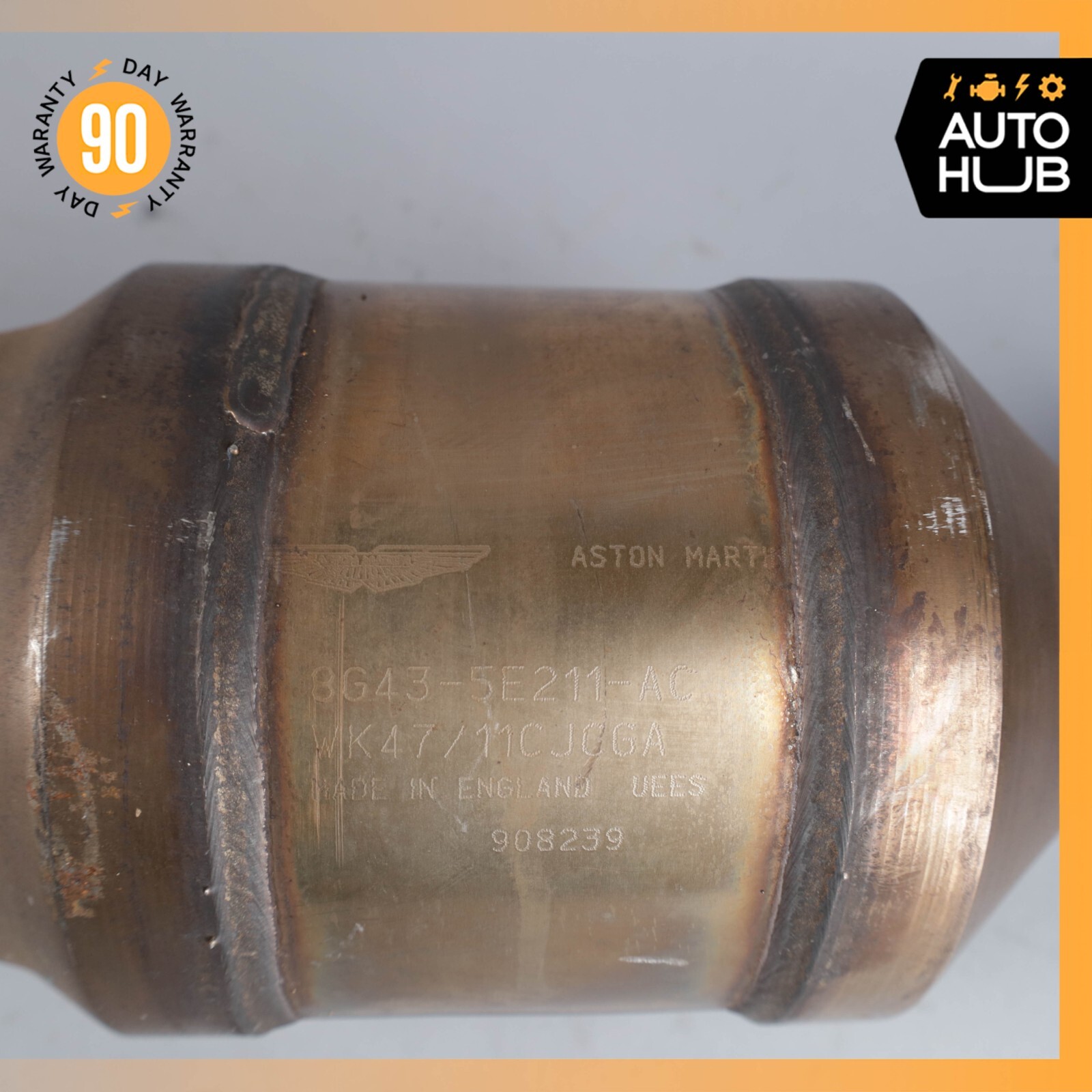 10-13 Aston Martin V12 Vantage Middle Exhaust Downpipe Left or Right Side OEM