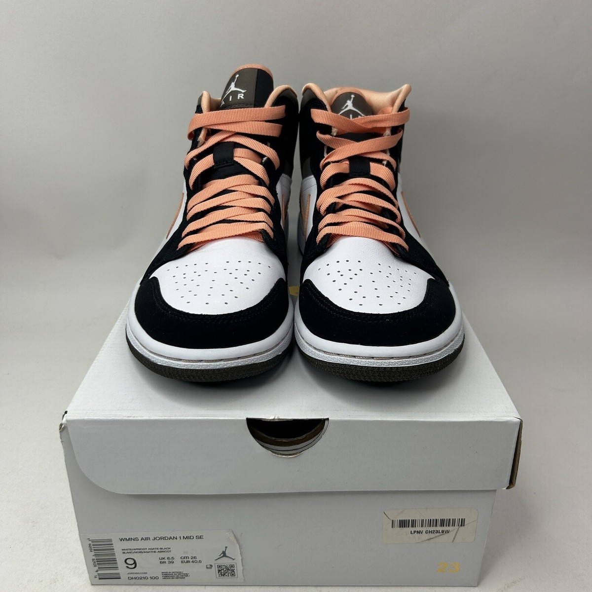 Shoes Peach Black White Jordan Nike Air Jordan Retro Mid SE “Peach