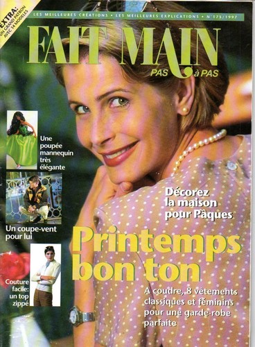 Magazine Fait Main Pas à Pas N°228 - Janvier 2001 - Occasion - Loisirs Créatifs, DIY