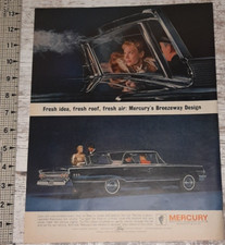 1963 Mercury Vintage Print Ad Monterey Custom Marauder M55 Breezeway Ford Motors 1963 Mercury Vintage Print Ad Monterey Custom Marauder M55 Breezeway Ford Motors