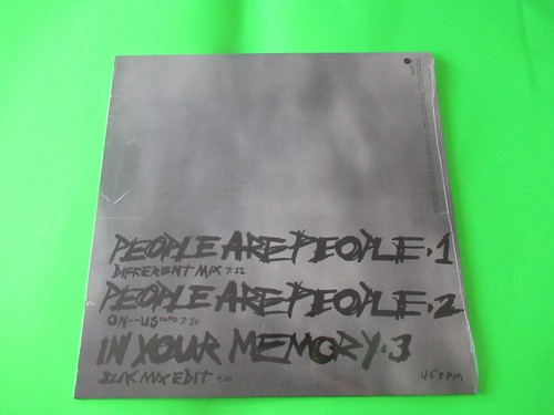 SEALED DEPECHE MODE PEOPLE ARE PEOPLE 12" SINGLE - Picture 2 of 2