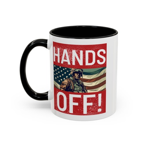 Hands Off Veterans Veteran Benefits Mug Tea Coffee Lover Gift Rights Indivisible - Picture 12 of 24