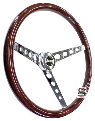 パーツ ALL WOOD Steering Wheel Amazon.com: YEHICY 15