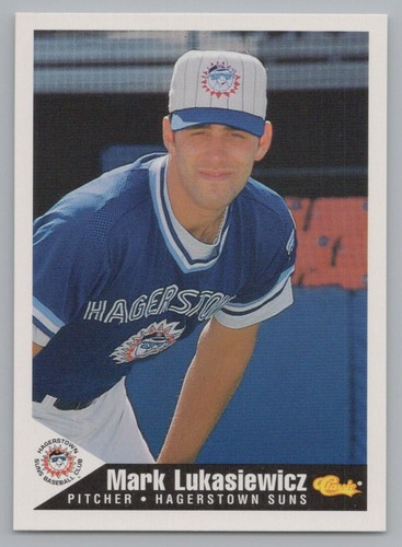 Mark Lukasiewicz 1994 Classic Best Hagerstown Suns Minor League
