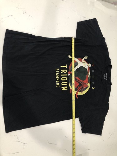 Trigun Stampede Dual Pose T-Shirt Shirt Large Men Cotton - Picture 3 of 4