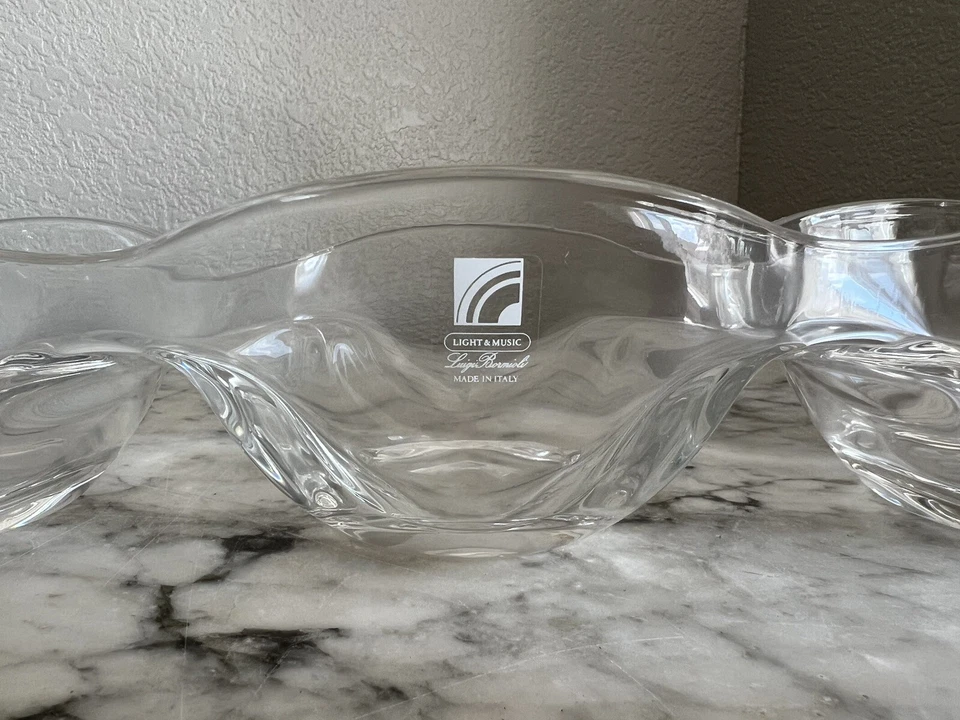 Prato de vidro dividido Luigi Bormioli Michelangelo três seções RM122 - Imagem 4 de 4