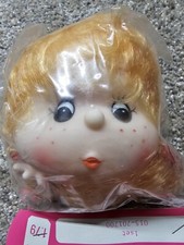 Vintage Crafts Mitzy Doll Blond Hair Pony Tail incl. Head Hands NEW SEALED