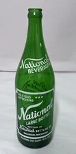 SAGINAW  MICH NATIONAL  SODA BOTTLE 32 OZ ACL QUART