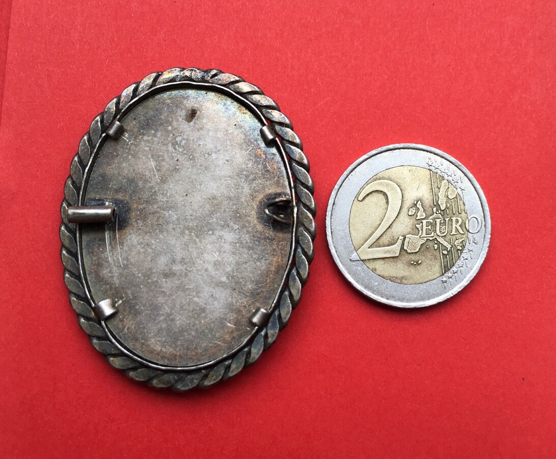 Broche ancienne fantaisie vintage rétro, bijou d?occasion pour collectionneur - Montres & Bijoux