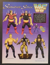 1997 WWF Jakks Signature Series Road Warriors ~ Magazine Preview Page/PRINT AD