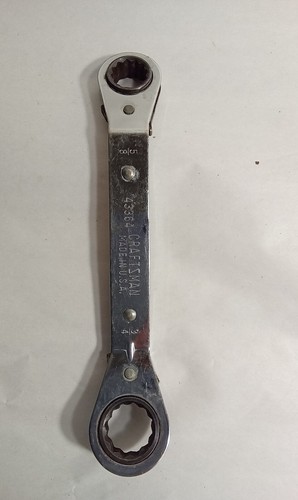 Craftsman Offest Ratcheting Box Wrench 5/8" 3/4" Made in USA