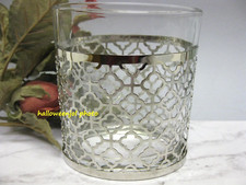 BELLA LUX Toothbrush Holder QUATREFOIL GLASS BATHROOM CHROME Accessory Bath