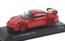 1:43 MINICHAMPS 2020 PORSCHE 911 992 GT3 "car.tima CUSTOMERS CLUB" guards red  