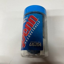 Vintage Penn Blue Racquetballs 2 Balls Case Official Balls USRA