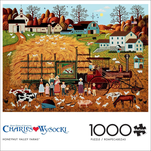 Buffalo Games - Charles Wysocki - Honeynut Valley Farm - 1000 Piece Jigsaw - 第 2/12 張圖片
