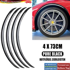 73cm Universal Car Fender Flares Extra Wheel Arches Cover Protector Trim Lips X4
