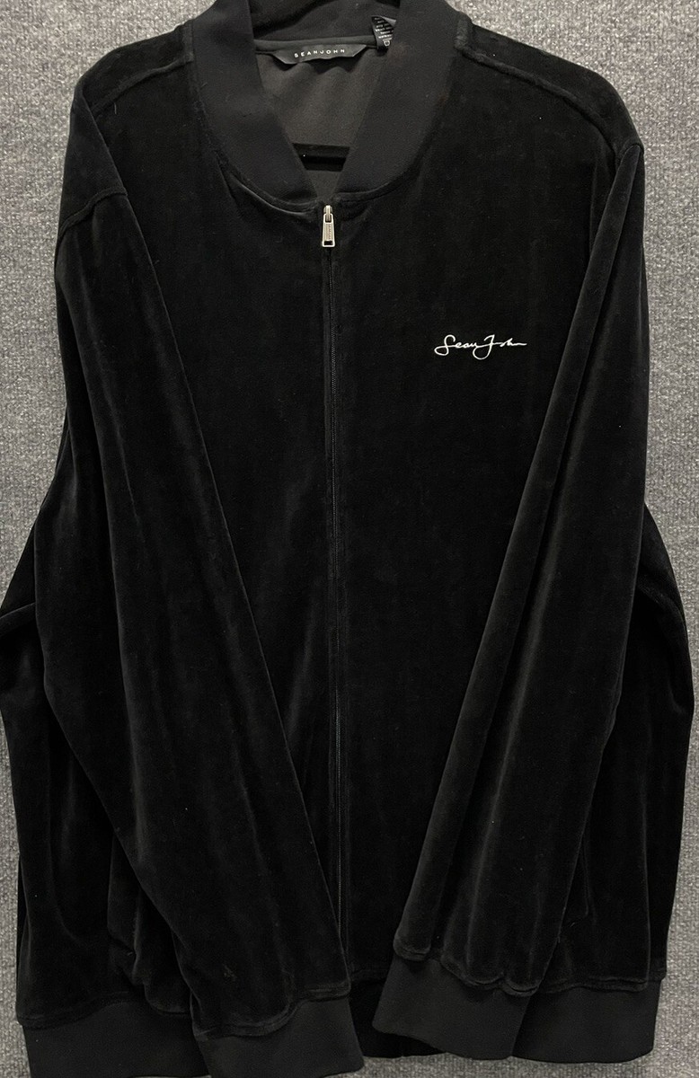Y2k , 90s, Vtg, Sean John Track Jacket Black Velour Hip Hop Y2k , 90s, Vtg, Sean John Track Jacket Black Velour Hip Hop