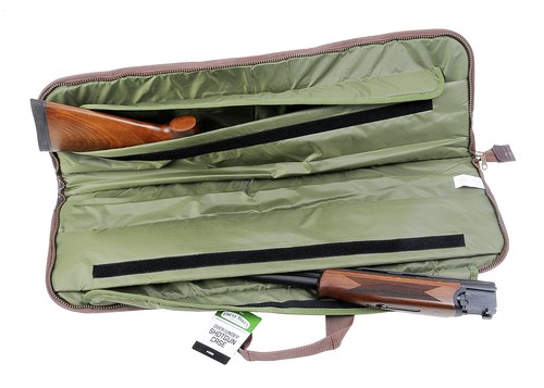 Uncle Mike's Over/Under Shotgun Case Green 33.5 Premium Soft Nylon Case ...