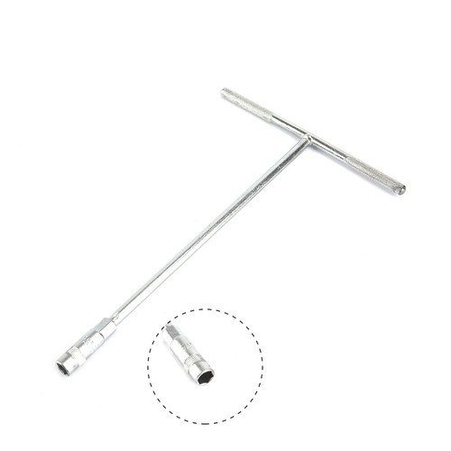 2Pcs13mm T-Type Handle Socket Wrench Hexagon Key Opener Wheel Nut Remover T-Bar - Picture 3 of 6