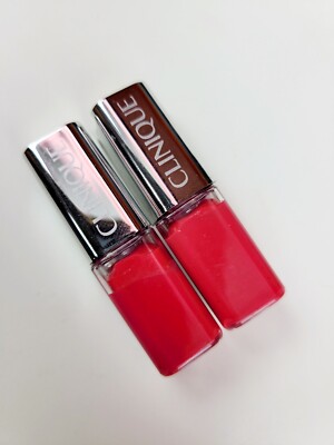2x Clnique SWEET POP Pop Lip Colour  mini lipstick