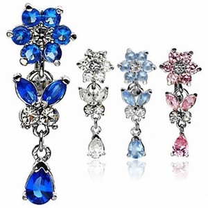 piercing ombelico titanio