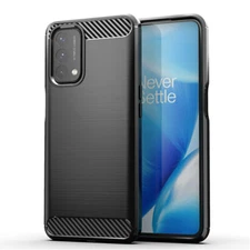 Carbon Fibre Silicone Phone Case Cover For OnePlus Nord N200 CE 3 4 Lite 12 10T