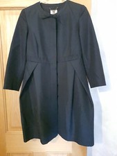 Orla Kiely Coat Uk Size 10 Black