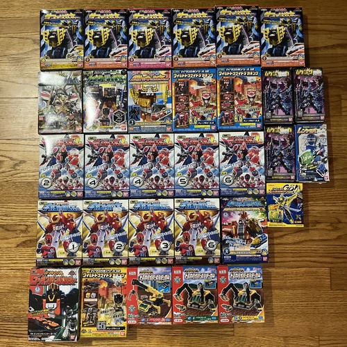 Japanese Import Power Rangers / Super Sentai Toys Models Bandai Tomy Lot Of 31
