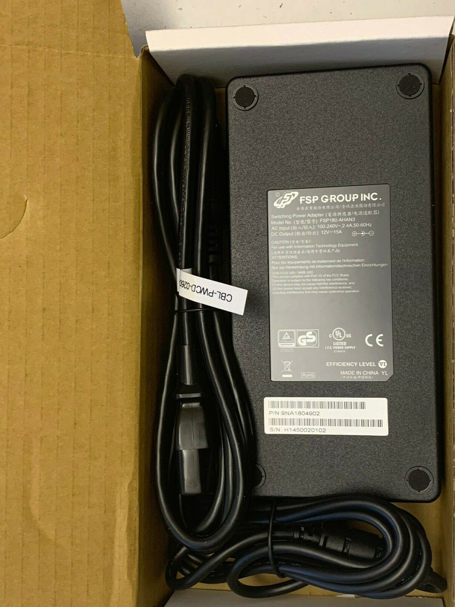 Supermicro MCP-250-10133-0N 180W DC power adapter with US power