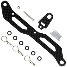 RC Car Carbon Battery Mount Plate for Tamiya TT-02 TT-02B Chassis Upgrade Parts