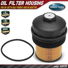 Tapa de la carcasa del filtro de aceite del motor para VW Jetta Golf Passat Audi A8 Quattro Q7
