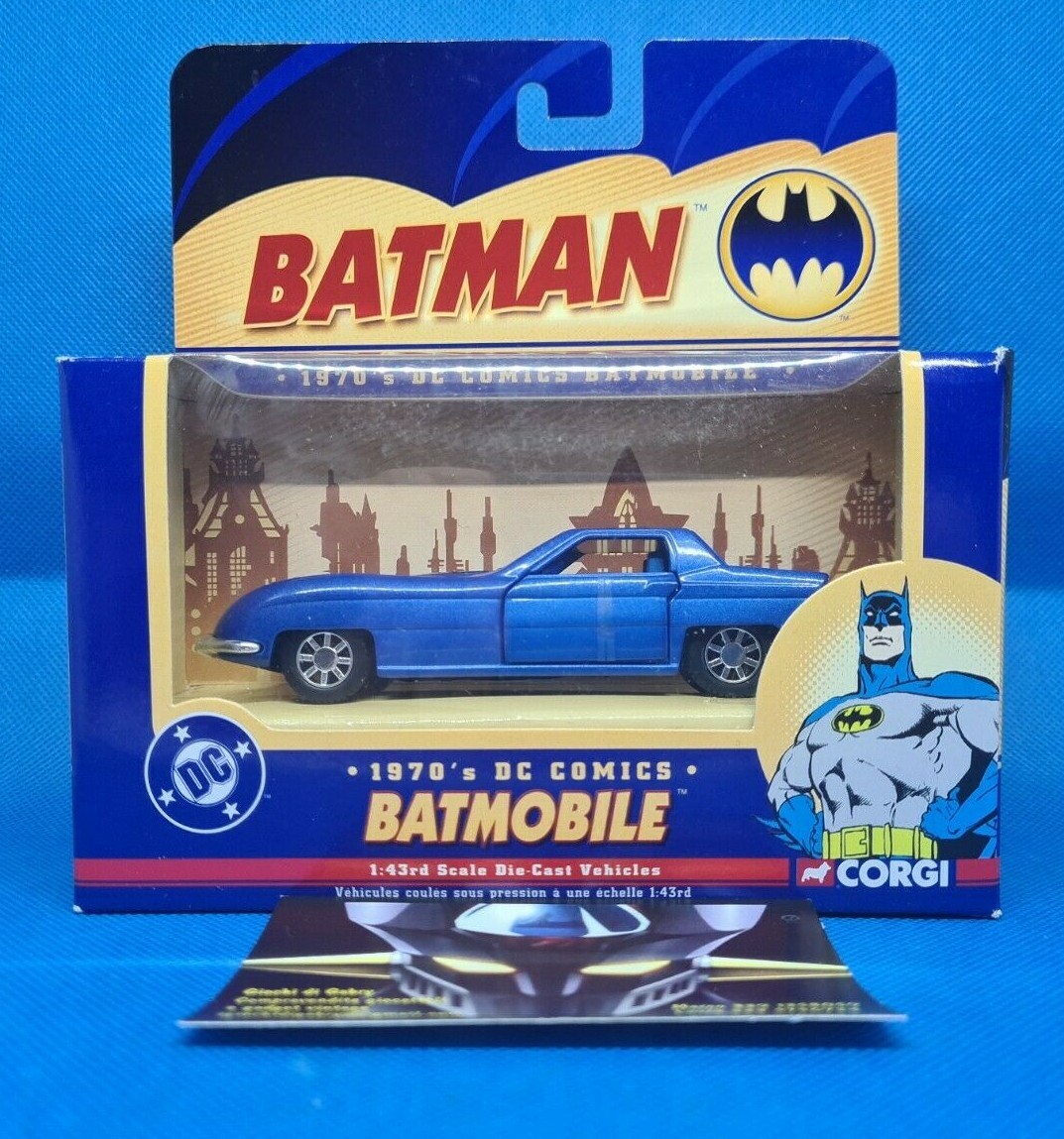 Corgi - 1970's DC Comics - Batman Batmobile - Scale 1:43