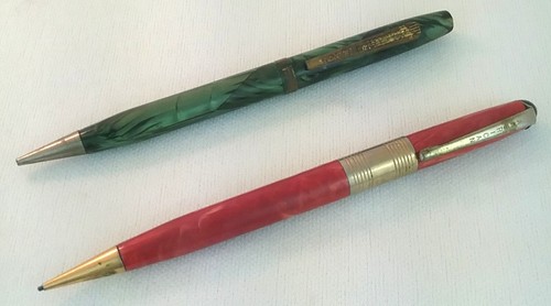 LOT 2 Vintage Mechanical Pencils UNTESTED AS IS Hard Plastic EPENCO & AMERICAN - Picture 2 of 7