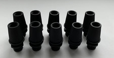 10x Black M10 Thread Cable Wire Cord Grip for Pendant Light Sockets,Lamp Fitting