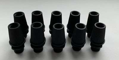 10x Schwarz M10 Gewinde Kabel Draht Schnur Griff für Pendelleuchtenfassungen, Lampenfitting