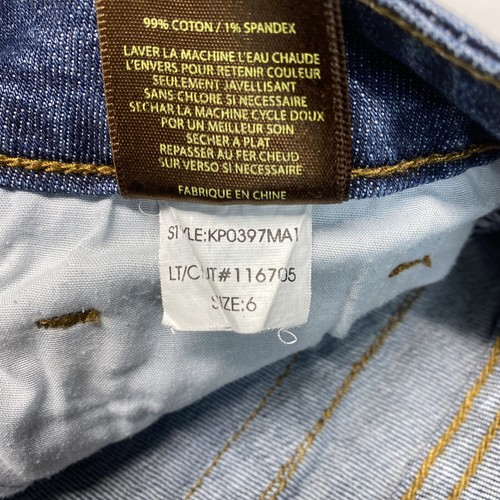 Kut From The Kloth Jeans Womens 6 Skinny Midrise Denim Blue Medium Wash - Picture 5 of 12