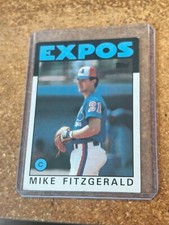 1986 Topps Baseball # 503 Mike Fitzgerald