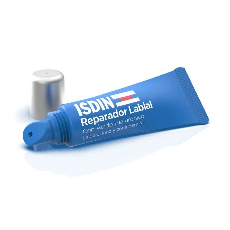 ISDIN Reparador Labial Fluido Hidratación y protección para labios, nariz 10 ML.