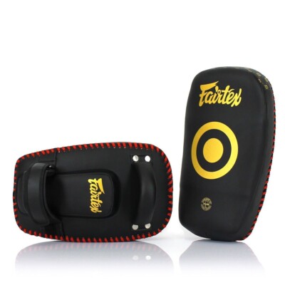 GENUINE FAIRTEX NEW MUAYTHAI SMALL Curved Kick Pads Training
