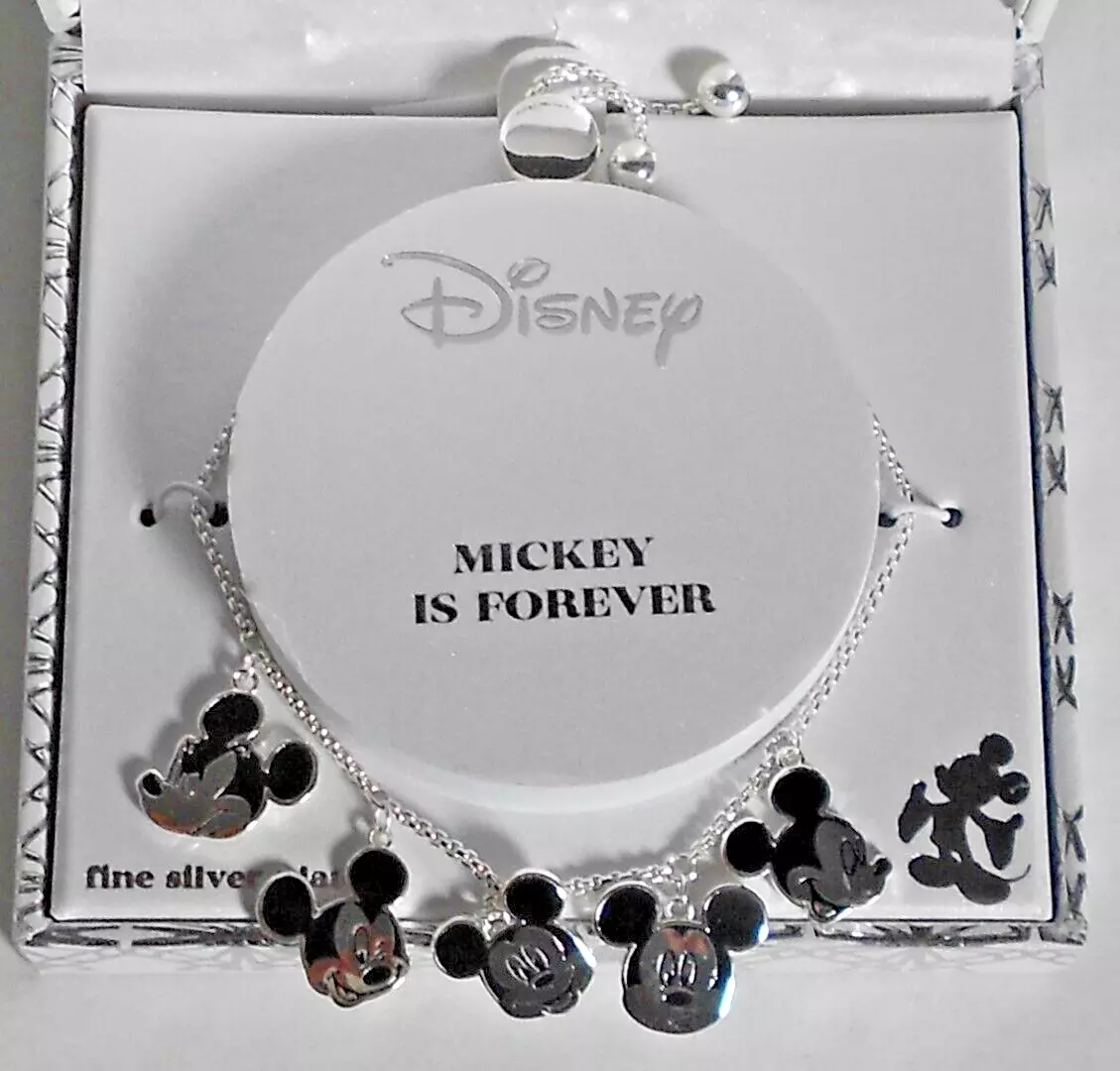 Mickey mouse hotsell silver bracelet