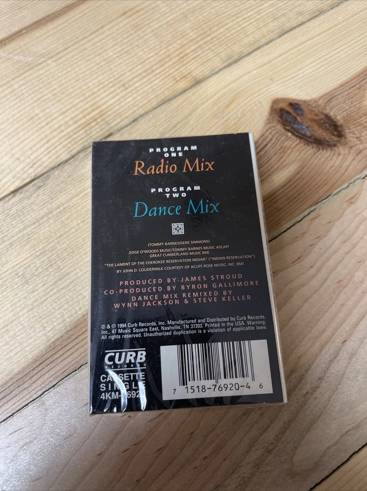 Sealed Tim McGraw Indian Outlaw Cassette Single 1994 - Image 3 of 4