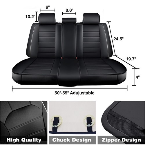 For Honda CR-V CRV 5 Seat Full Set Car Seat Covers Leather Front Rear Protectors - Picture 85 of 142