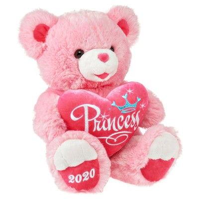 pink princess teddy bear