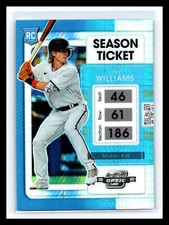 ⚾ LUKE WILLIAMS 2022 CHRONICLES OPTIC CONTENDERS HYPER HOLO RC SERIAL # 299