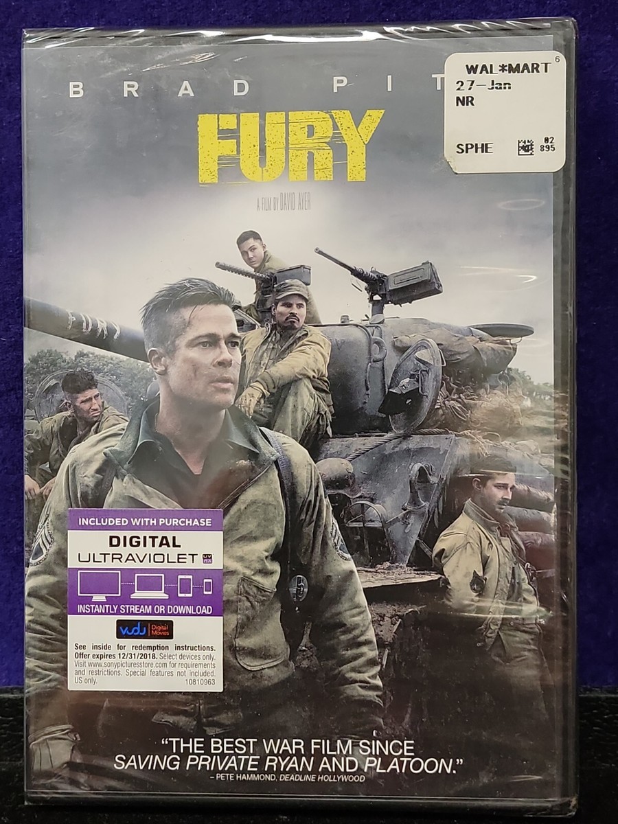 Fury [New DVD] UV/HD Digital Copy, Dolby, Digital Theater System  